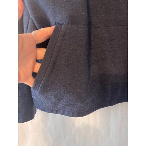 Mizzen + Main Pro Flex Blue Hoodie Mens Size Large - Picture 3 of 5